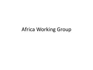 Africa Working Group