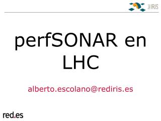 perfSONAR en LHC