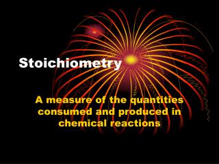 Stoichiometry