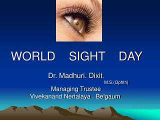 WORLD SIGHT DAY