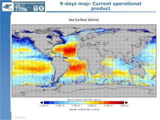 9-days map: Current operational product