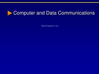 Computer and Data Communications