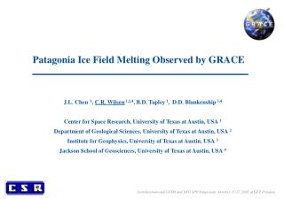 Patagonia Ice Field Melting Observed by GRACE