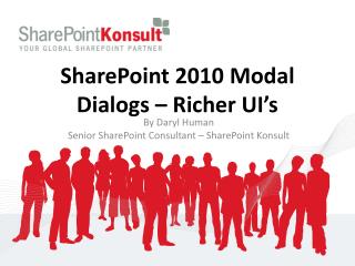 SharePoint 2010 Modal Dialogs – Richer UI’s