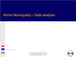 Rome Municipality Debt analysis