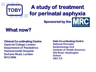 A study of treatment for perinatal asphyxia