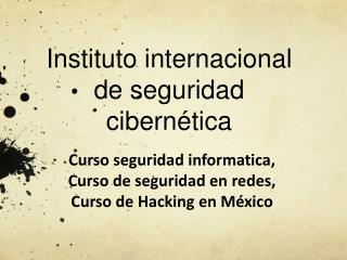 Curso seguridad informatica