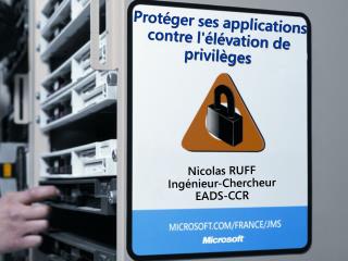 Protéger ses applications contre l'élévation de privilèges