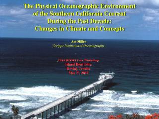 Art Miller Scripps Institution of Oceanography