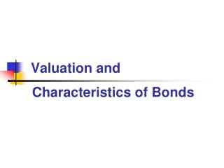 Valuation and