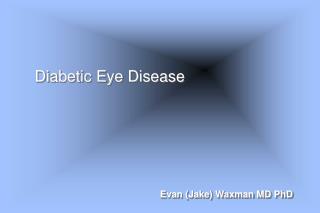 Diabetic Eye Disease