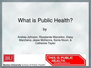 What is Public Health?