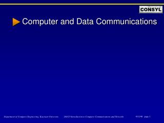 Computer and Data Communications