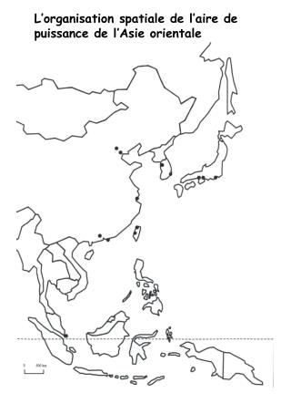 L’organisation spatiale de l’aire de puissance de l’Asie orientale