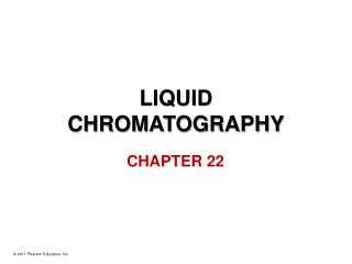 LIQUID CHROMATOGRAPHY