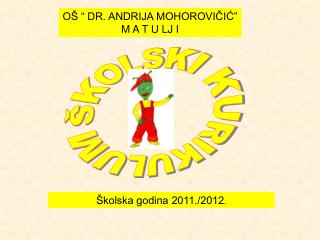 ŠKOLSKI KURIKULUM