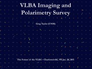 VLBA Imaging and Polarimetry Survey