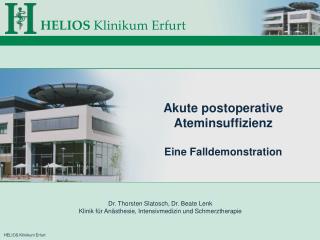 Akute postoperative Ateminsuffizienz Eine Falldemonstration