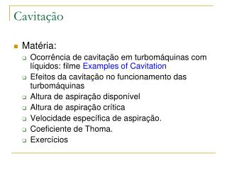 Cavitação