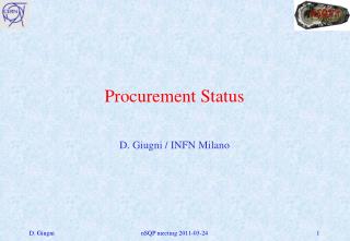 Procurement Status