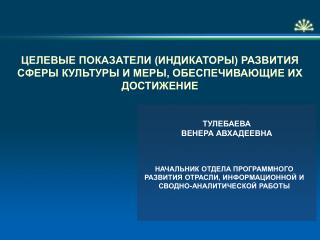 НАЧАЛЬНИК ОТДЕЛА ПРОГРАММНОГО РАЗВИТИЯ ОТРАСЛИ, ИНФОРМАЦИОННОЙ И СВОДНО-АНАЛИТИЧЕСКОЙ РАБОТЫ