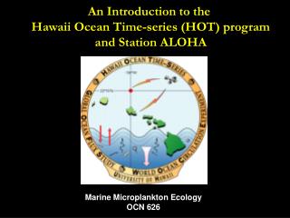 An Introduction to the Hawaii Ocean Time-series (HOT) program and Station ALOHA