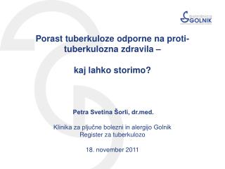 Golnik, 18. november 2011