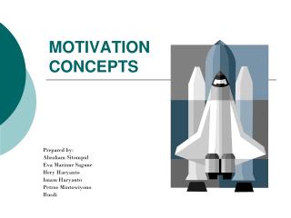 MOTIVATION CONCEPTS