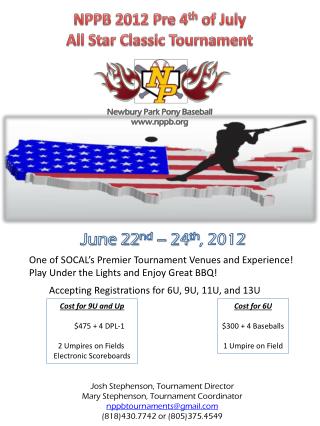 NPPB 2012 Pre 4 th of July All Star Classic Tournament