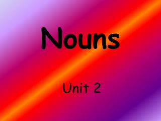 Nouns