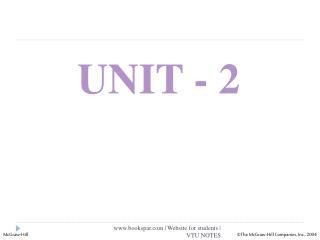 UNIT - 2