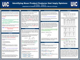 Identifying Noun Product Features that Imply Opinions