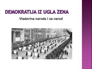 Demokratija iz ugla zena