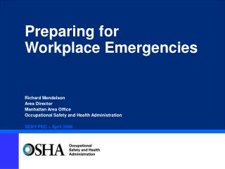 Preparing for Workplace Emergencies