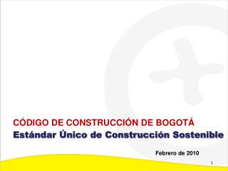 Estándar Único de Construcción Sostenible