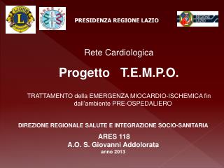 Rete Cardiologica Progetto T.E.M.P.O.