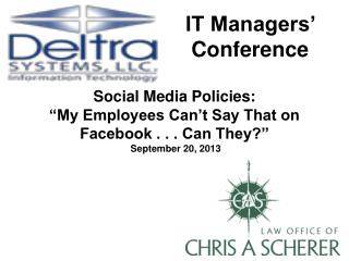 IT Managers’ Conference