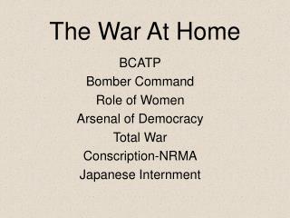 The War At Home