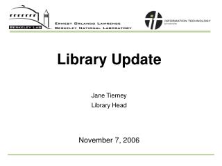 Library Update