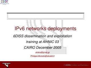 IPv6 networks deployments