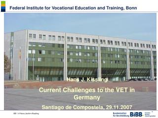 Federal Institute for Vocational Education and Training , Bonn