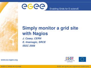 Simply monitor a grid site with Nagios