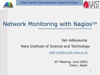 Network Monitoring with Nagios 