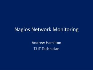 Nagios Network Monitoring