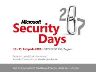 Zakon o informacijskoj sigurnosti izazov informatičkoj industriji (panel)