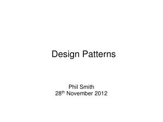 Design Patterns