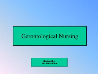 Gerontological Nursing