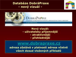 Databáze DobráPraxe - nový vizuál -