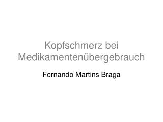 Kopfschmerz bei Medikamentenübergebrauch