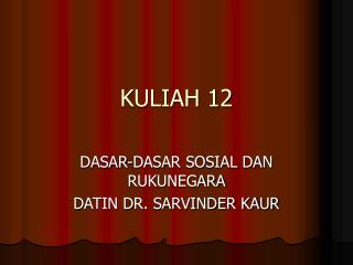 KULIAH 12